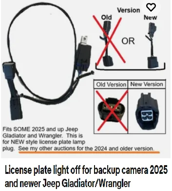 Jeep Gladiator The ebay guy that sells custom Jeep harnessesmakes the license plate light control harness and the passive entry 1766496665981-bd