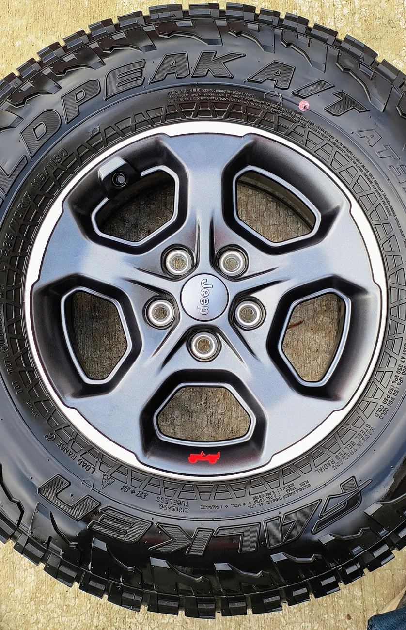 Jeep Gladiator Rubi Wheels with Tires and TPMS IMG_20251226_153916228~2