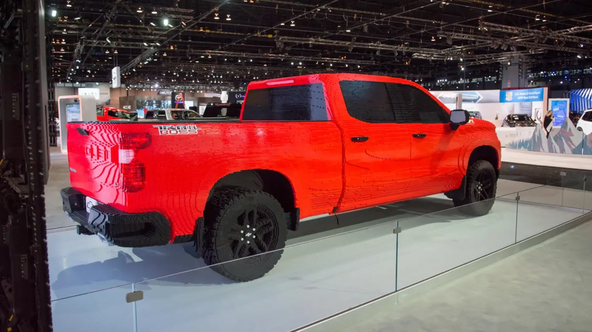 Jeep Gladiator Life sized LEGO Chevrolet Silverado Screenshot 2025-12-28 4.27.35 PM
