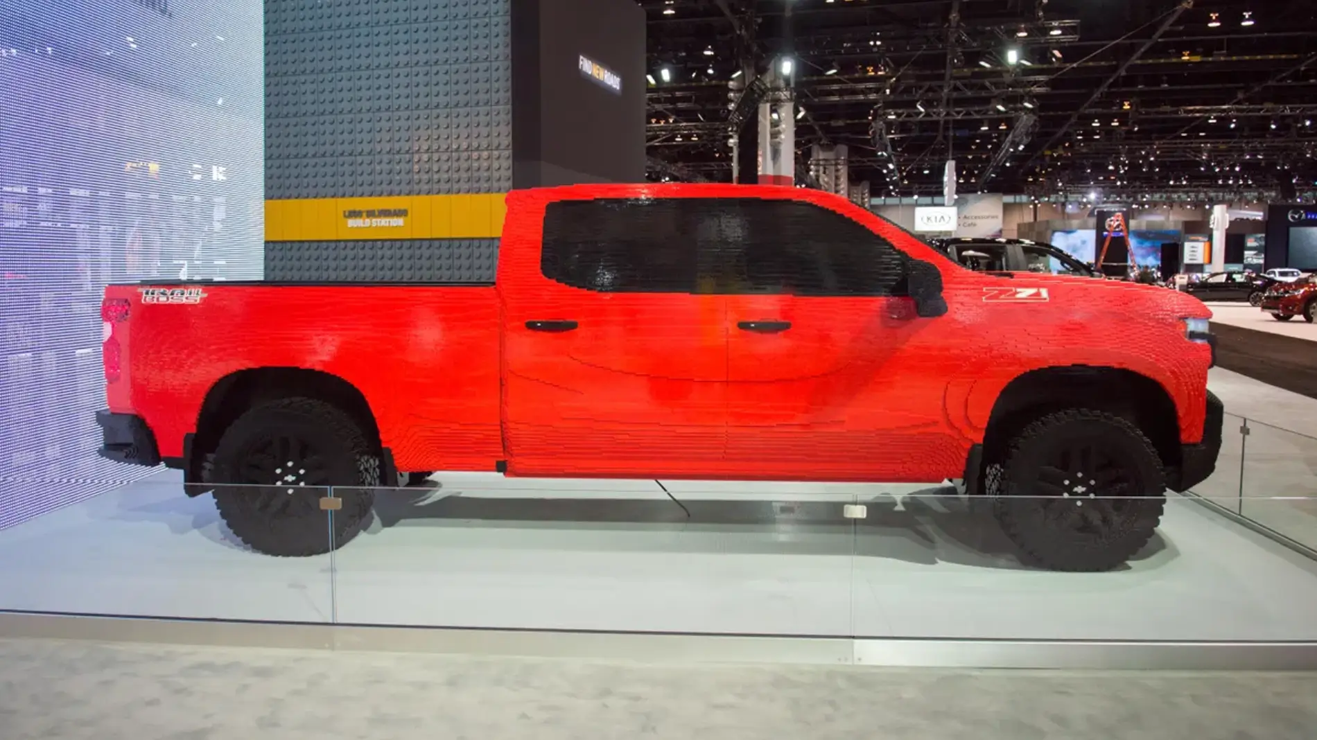 Jeep Gladiator Life sized LEGO Chevrolet Silverado Screenshot 2025-12-28 4.27.43 PM