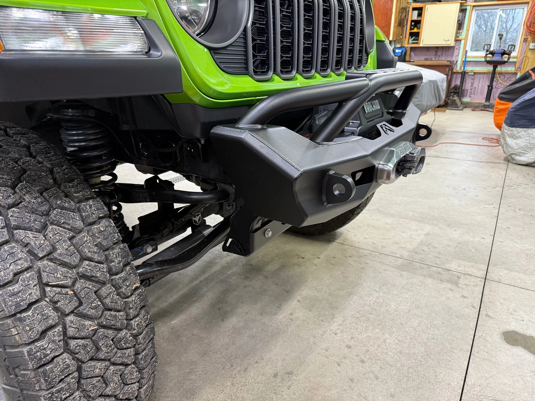 Jeep Gladiator Fab Four Ghost Stubby Bumper Installed IMG_3416