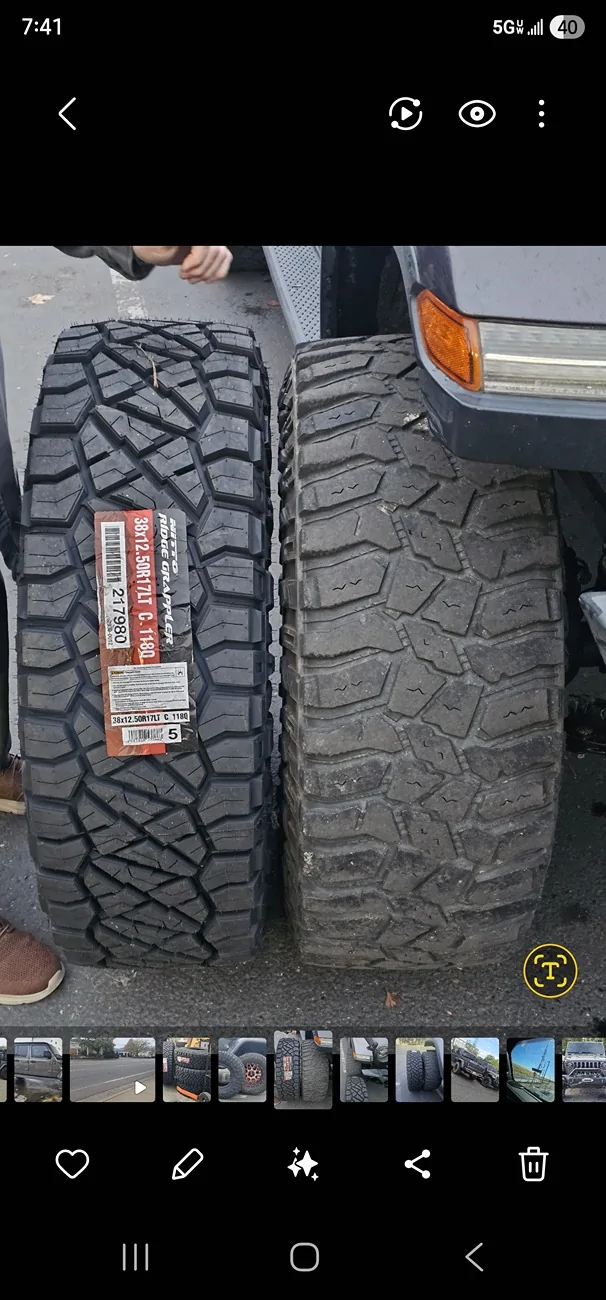 Jeep Gladiator 38x11.50R17 Nitto Ridge Grappler Screenshot_20251231_194132_Gallery