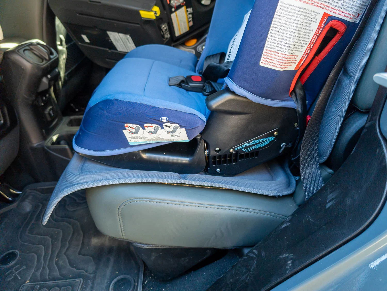 Jeep Gladiator Diono Radian 3R forward-facing has me beaten Seat1