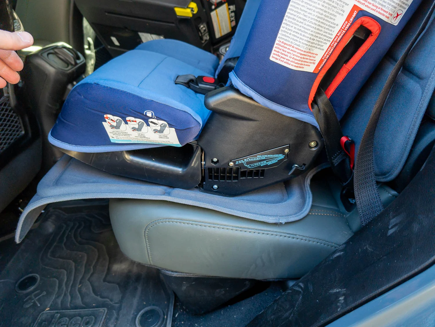 Jeep Gladiator Diono Radian 3R forward-facing has me beaten Seat2