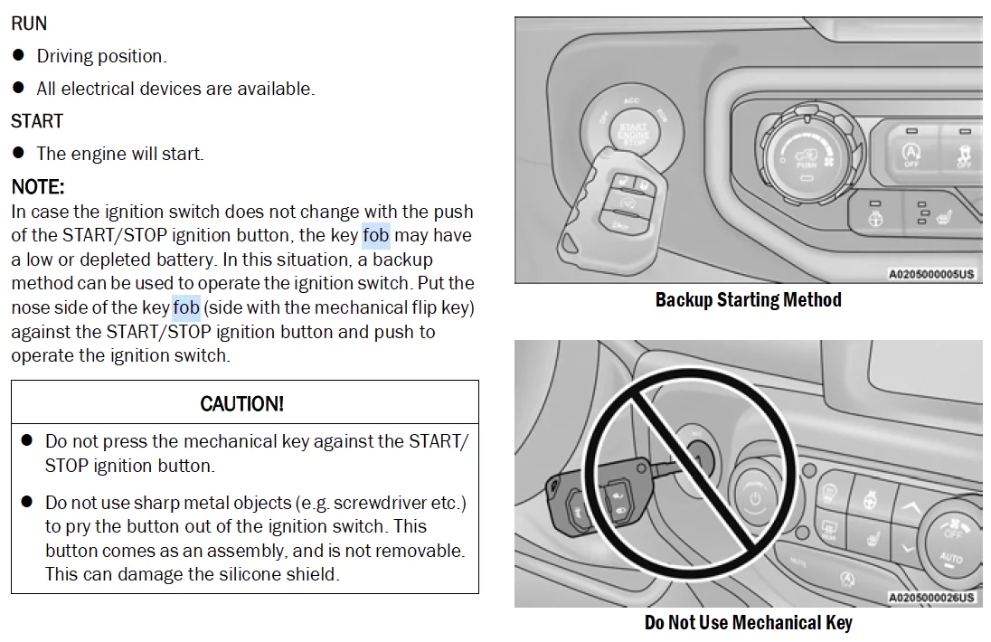 Jeep Gladiator Battery dead in key fob question... Screenshot 2026-01-05 at 12.16.40 PM