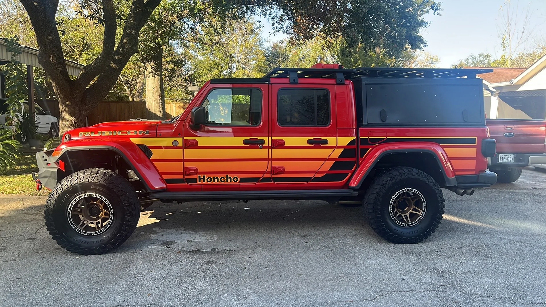 Jeep Gladiator Got it on the road with old school wrap, 3.5" lift and 37s. All I lack is finishing IMG_1626