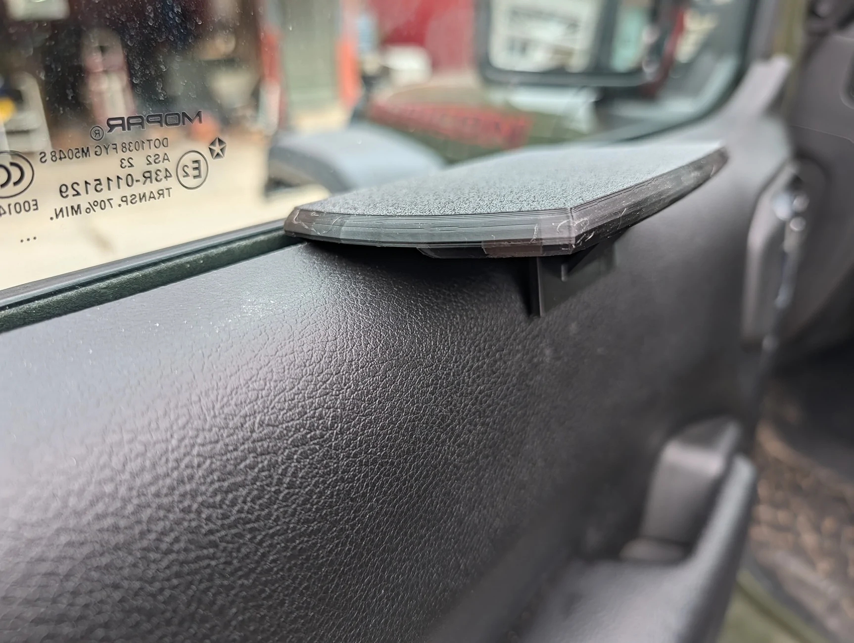 Jeep Gladiator Window Armrest Extender (3D Print) PXL_20260109_204125663