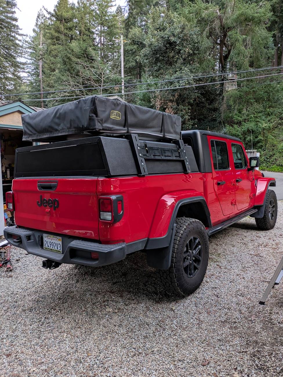 Jeep Gladiator My DIY camper shell - Poor man's fiberglas, light and cheap 414789-f67977b385e6109ffb107697e1f66328
