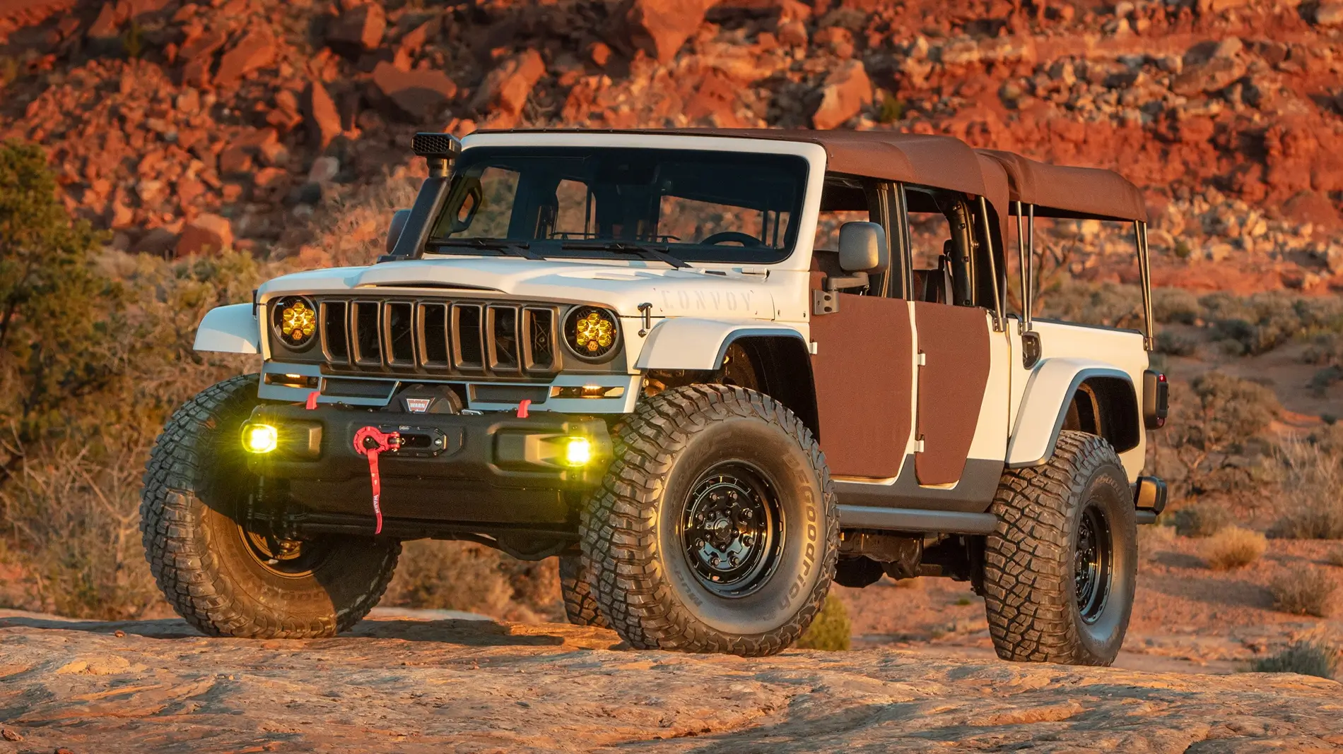 Jeep Gladiator Gladiator Convoy Concept reveal coming on Monday January 12 1768069545172-yd