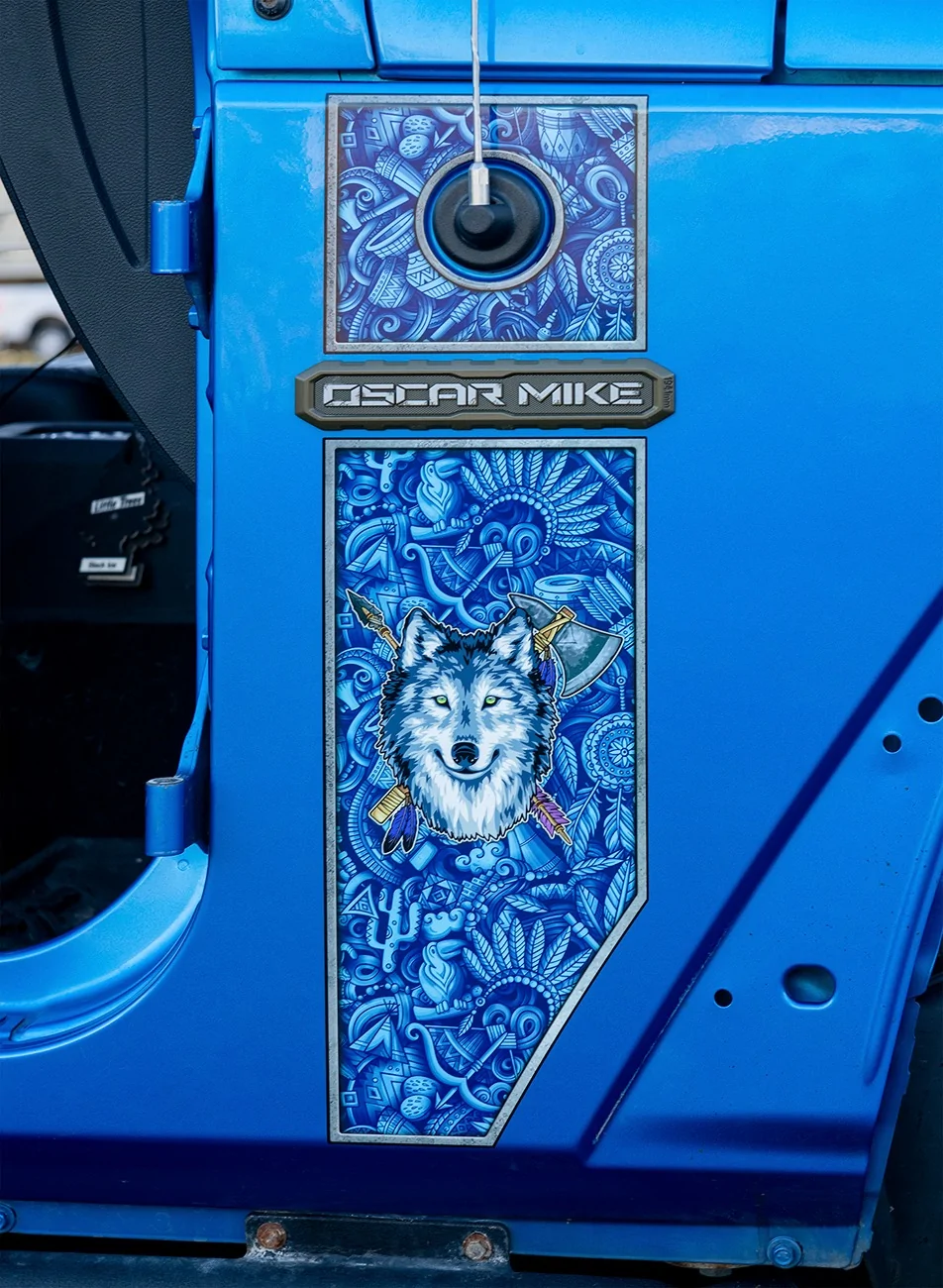 Jeep Gladiator Headrest Logo ALPINE QUARTER PANEL GRAPHIC WORKING CROP