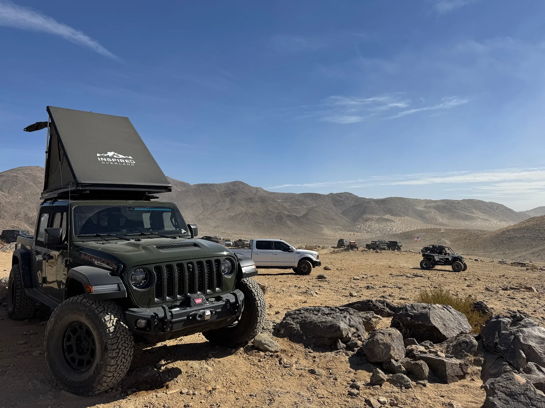 Jeep Gladiator Roof Top Tent on Cab Area Specficially IMG_9043