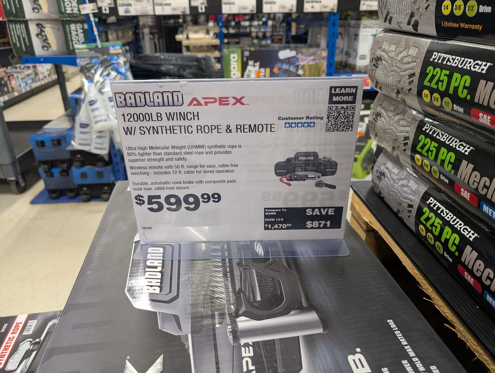 Jeep Gladiator Harbor freight winch deal 1000007845