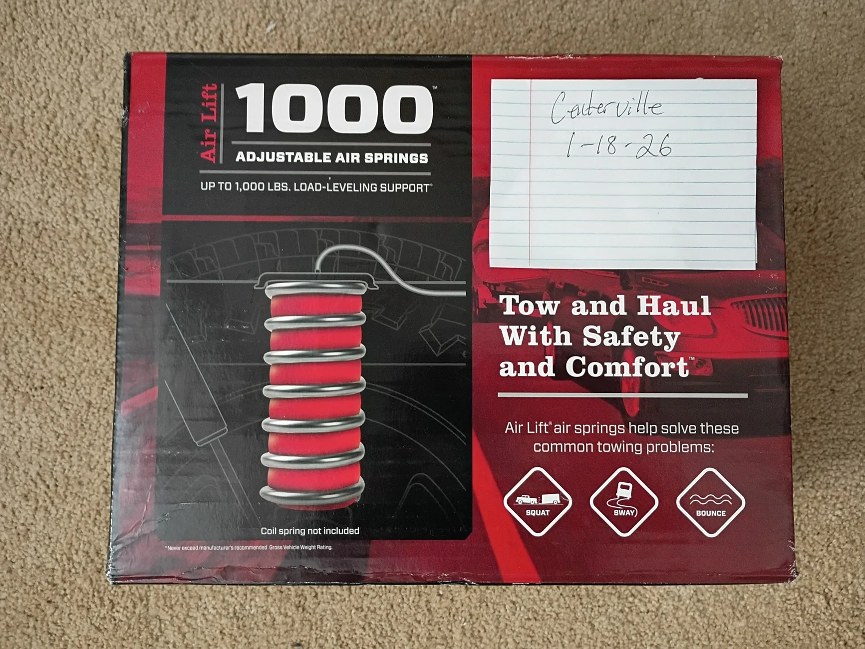 Jeep Gladiator Air Lift    Air Bags Air Bag