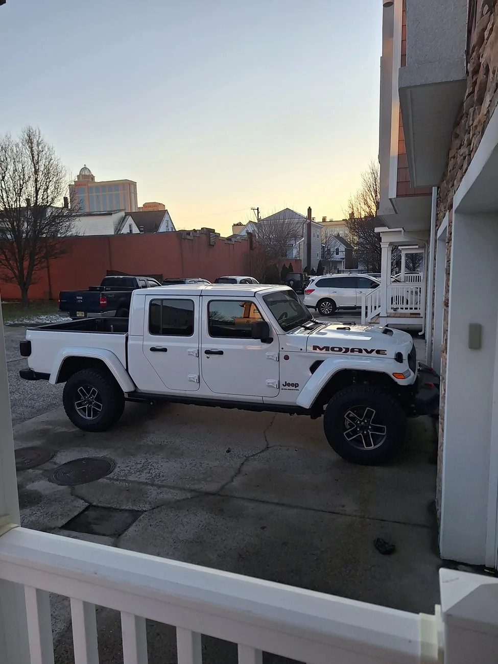 Jeep Gladiator Painted fender flares on gladiator mojave 20260119_163424