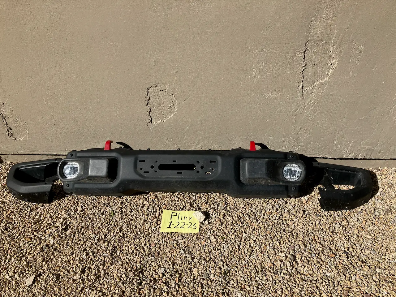 Jeep Gladiator 22 JTR steel front bumper and skid plate, Mopar winch mounting plate, and more... IMG_2732