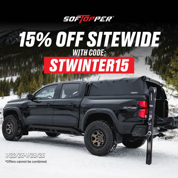 Jeep Gladiator 15% OFF SITEWIDE at SOFTOPPER.COM 14. 600x600_Partner