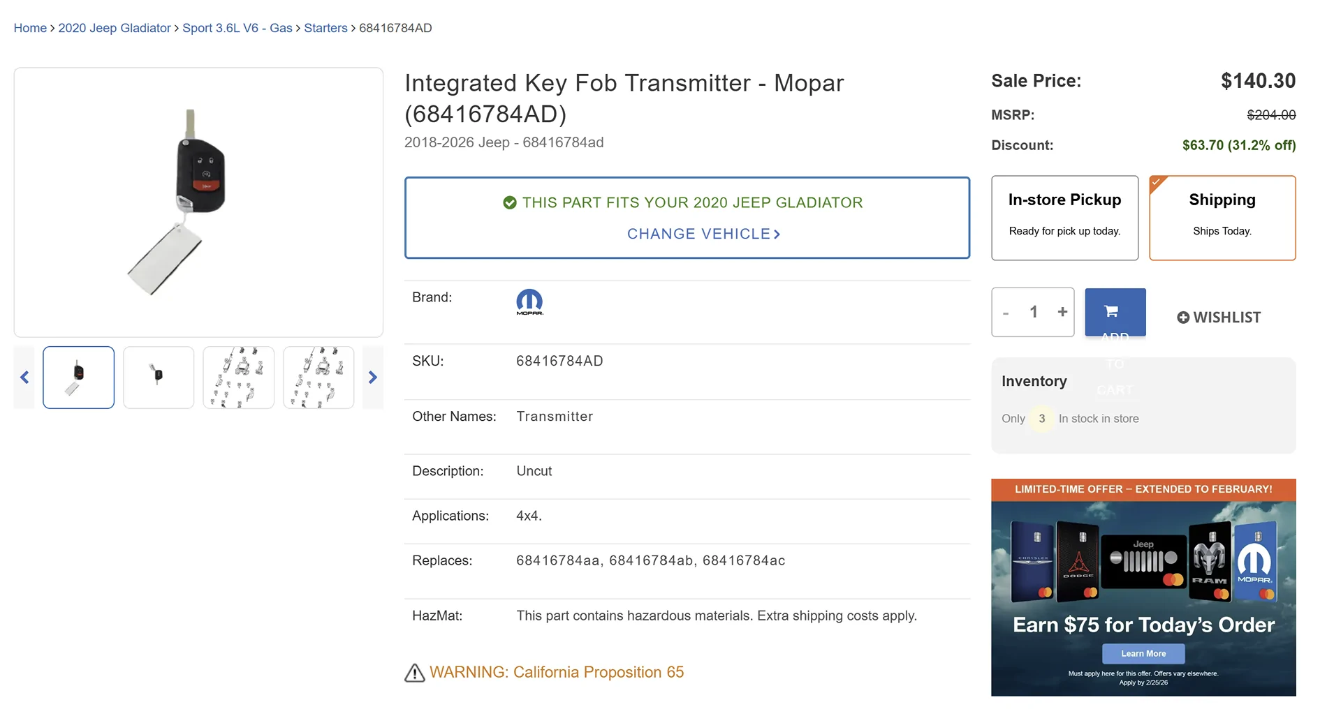 Jeep Gladiator 2020 JT Key-FOB replacement question key fo