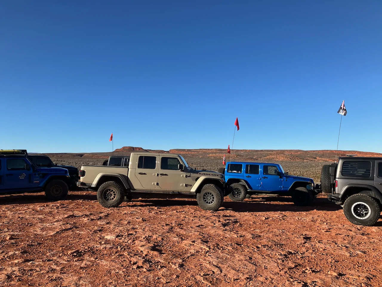 Jeep Gladiator Trip report - Winter 4x4 Jamboree 2026 - Hurricane / St. George UT D2_Conni