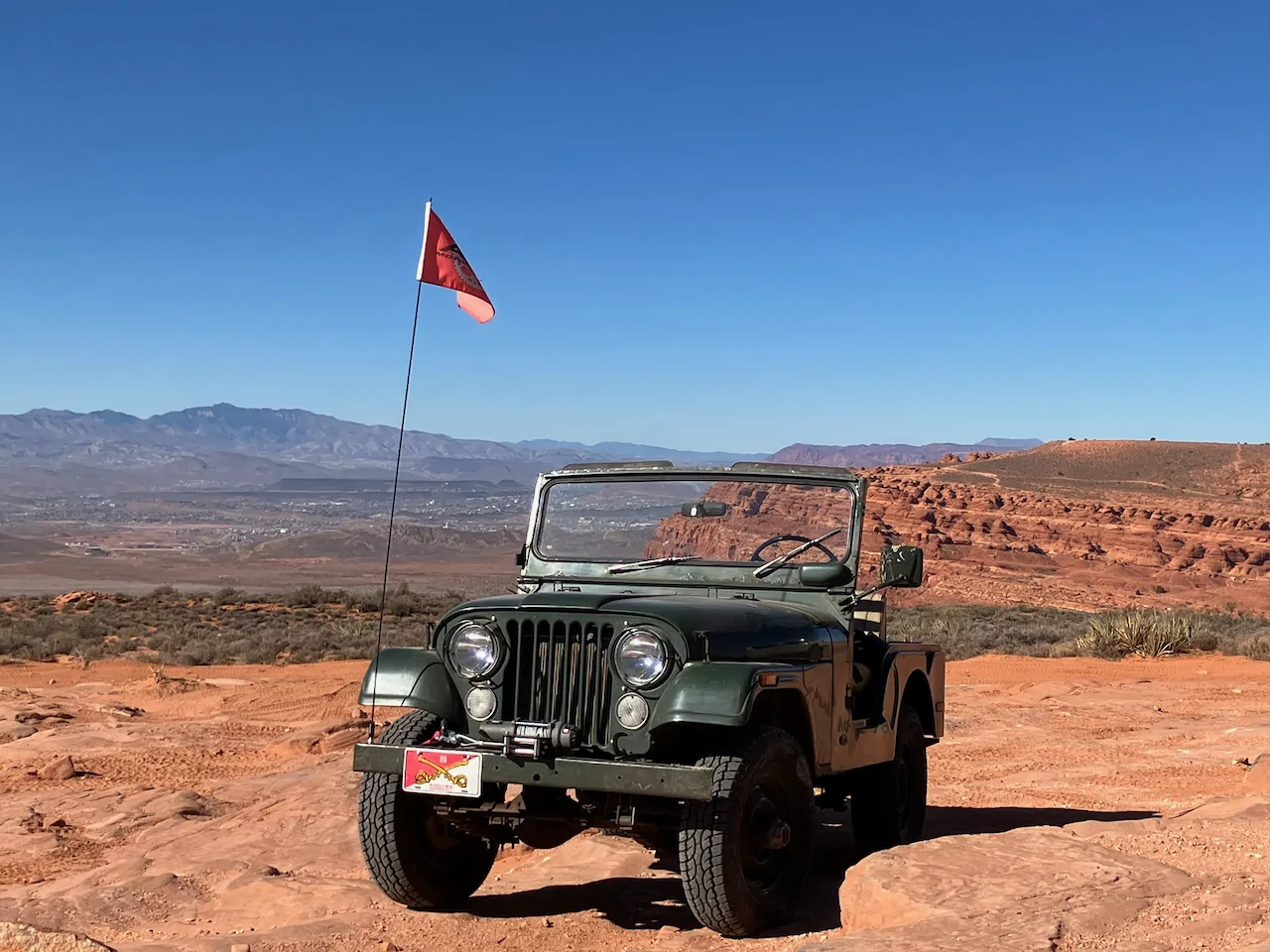 Jeep Gladiator Trip report - Winter 4x4 Jamboree 2026 - Hurricane / St. George UT D2_CJ5