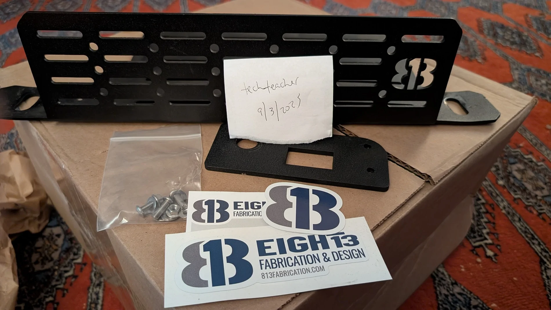 Jeep Gladiator 813 Fabrication - Jeep JL / JT Under Seat Compressor Mounting Bracket - $50 PXL_20250903_232631013