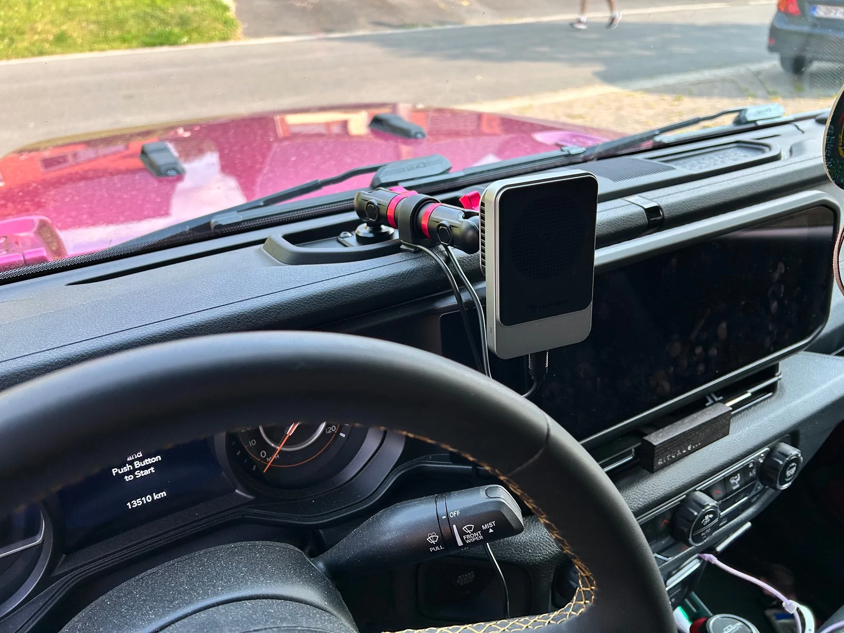 Jeep Gladiator Tackform - 2024+  Grab Handle Mount for Phone, CB, Switch Panel and... IMG_4393