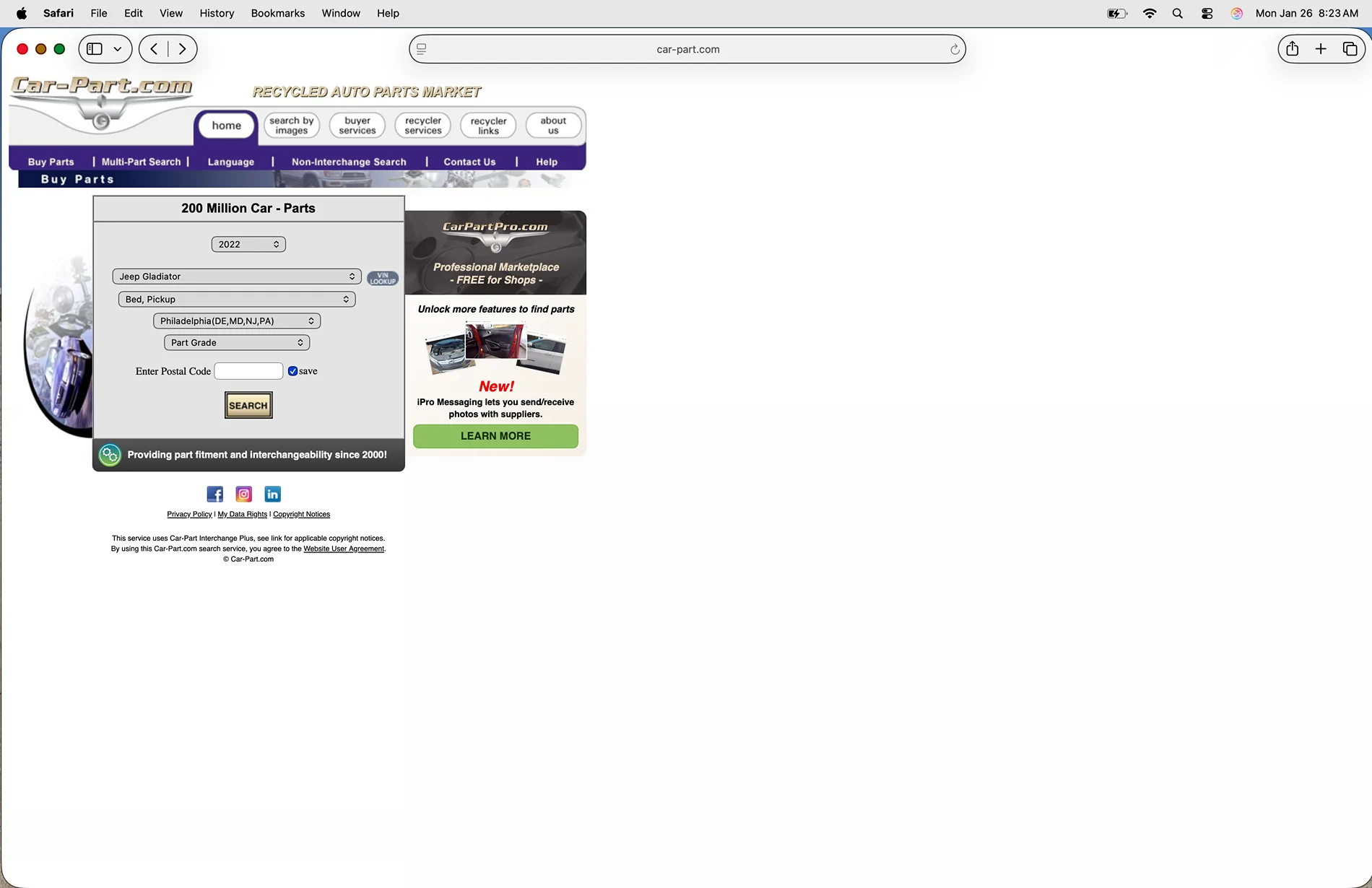 Jeep Gladiator Bed pricing? Screenshot 2026-01-26 at 8.23.48 AM