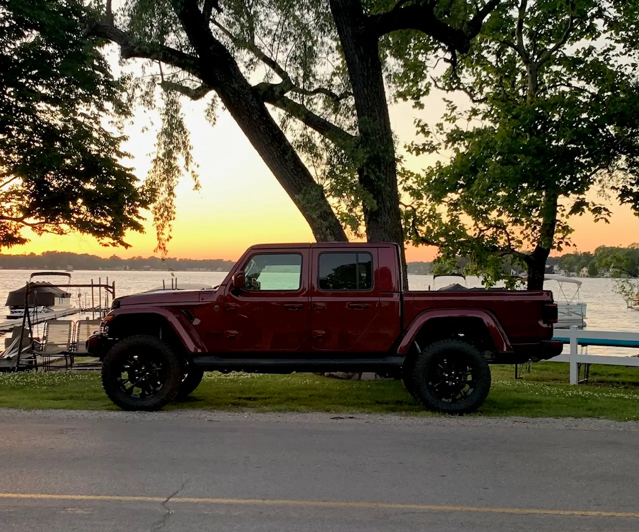 Jeep Gladiator Clayton 2.5” Rake Gladiator side profile #3