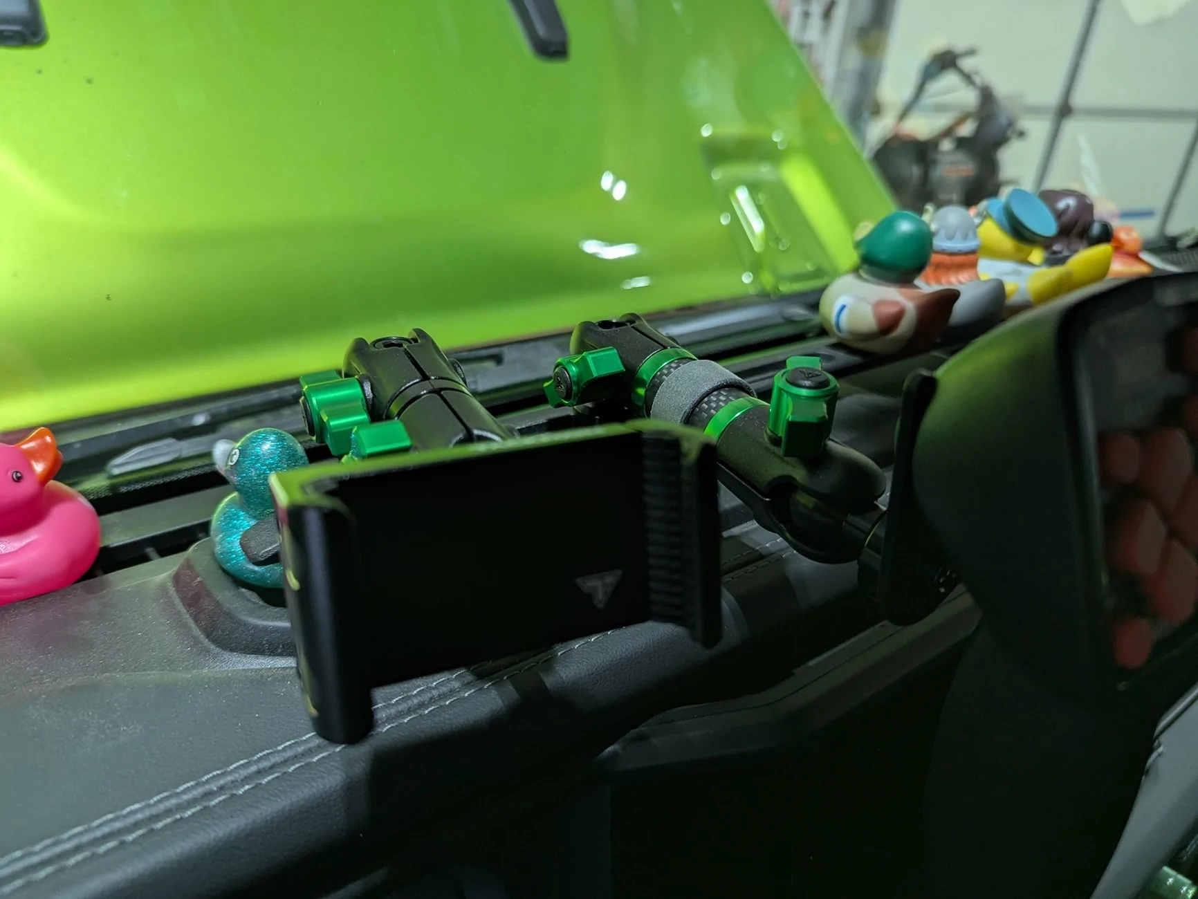 Jeep Gladiator Tackform - 2024+  Grab Handle Mount for Phone, CB, Switch Panel and... PXL_20260126_204201956