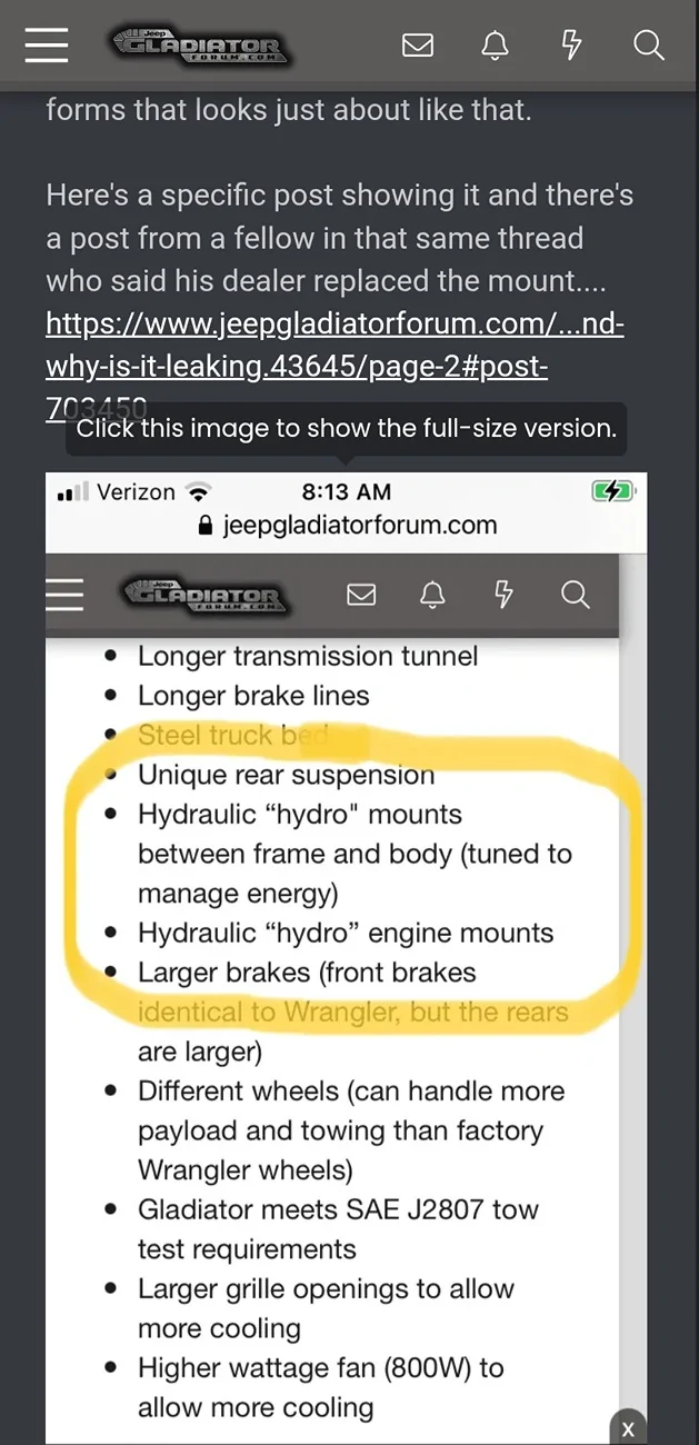 Jeep Gladiator Driveline issue...Jeep bouncing Screenshot_20260129_083916_Chrom