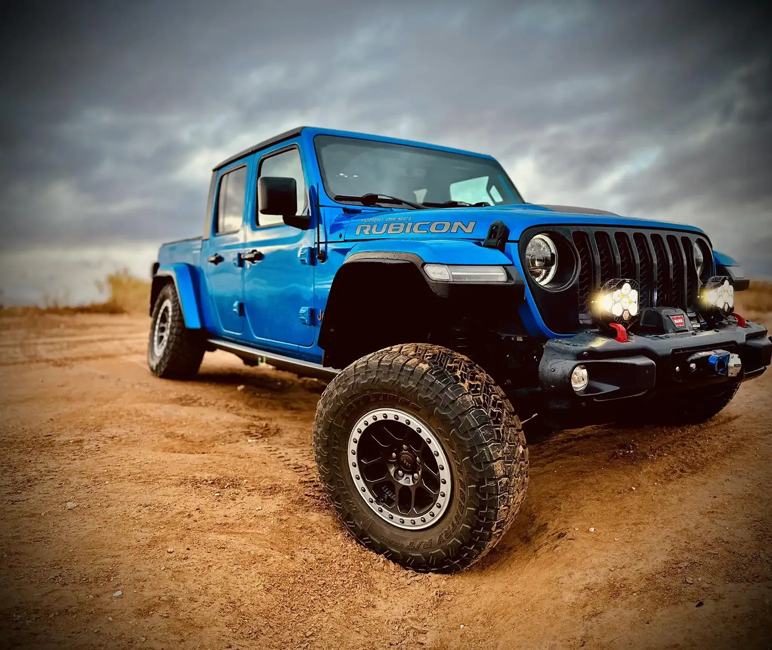 Jeep Gladiator 35" Toyo Open Country R/T Pro Tires 35s installed on stock wheels & factory suspension JT