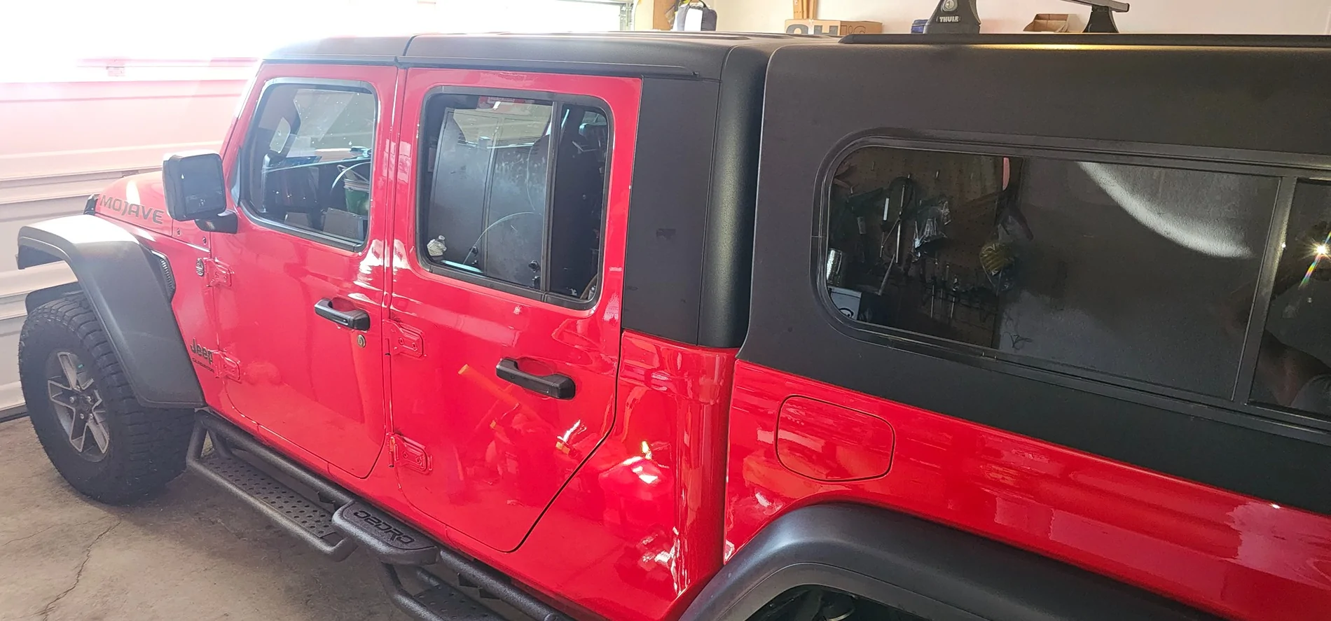 Jeep Gladiator Puting a cap on the back of a gladiator 20250917_082935