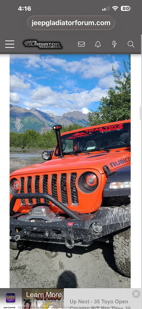 Jeep Gladiator Best snorkel for high water crossings? IMG_5374