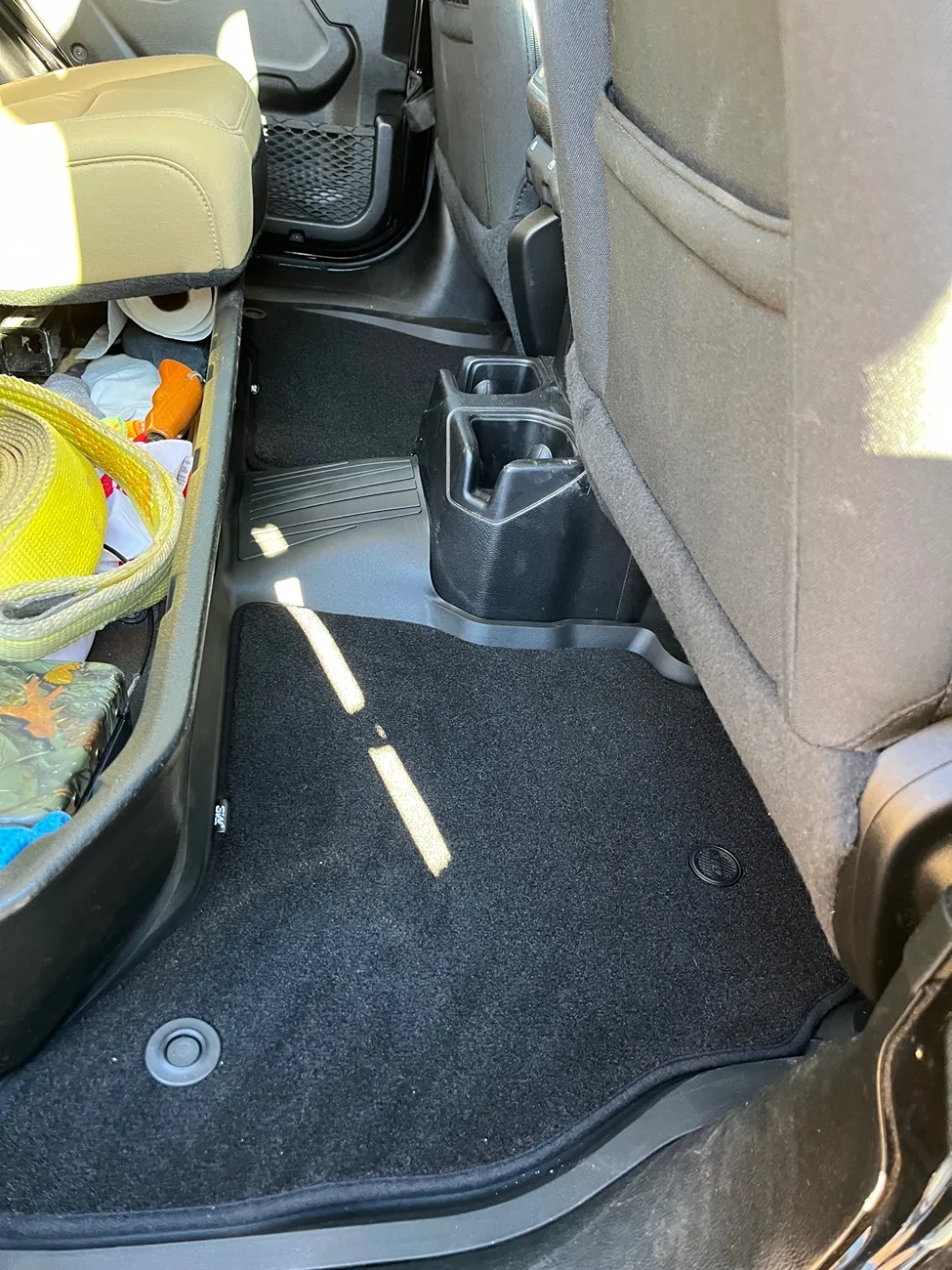 Jeep Gladiator 3Wliners Floor Mats Review vs. factory floor mats (in 23JTR) IMG_2261
