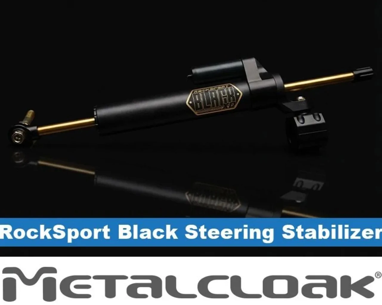Jeep Gladiator NEW PRODUCT NEWS: RockSport BLACK XD Adjustable Steering Damper RS Black XD photo