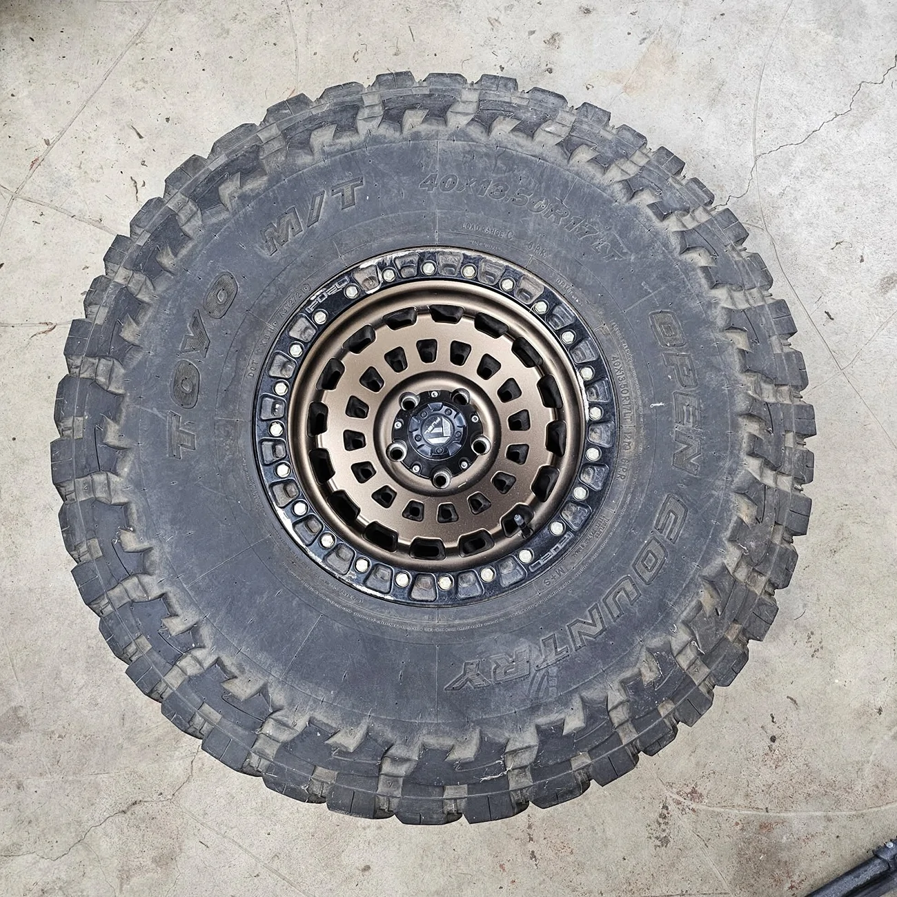 Jeep Gladiator $800 - 5 Wheels and Tires: 40" Toyo Open Country MT on 17" Fuel Zephyr 1000026608