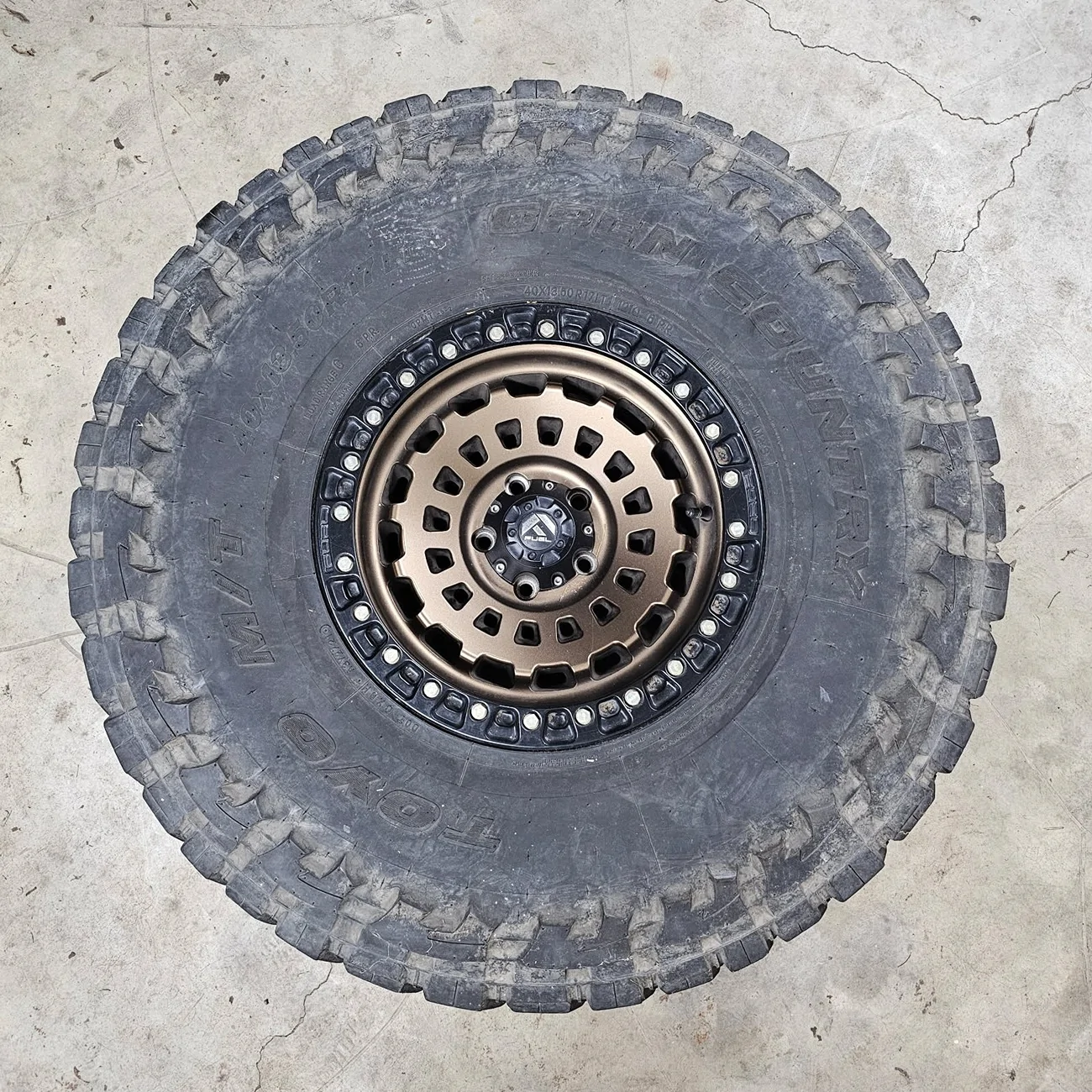 Jeep Gladiator $800 - 5 Wheels and Tires: 40" Toyo Open Country MT on 17" Fuel Zephyr 1000026610