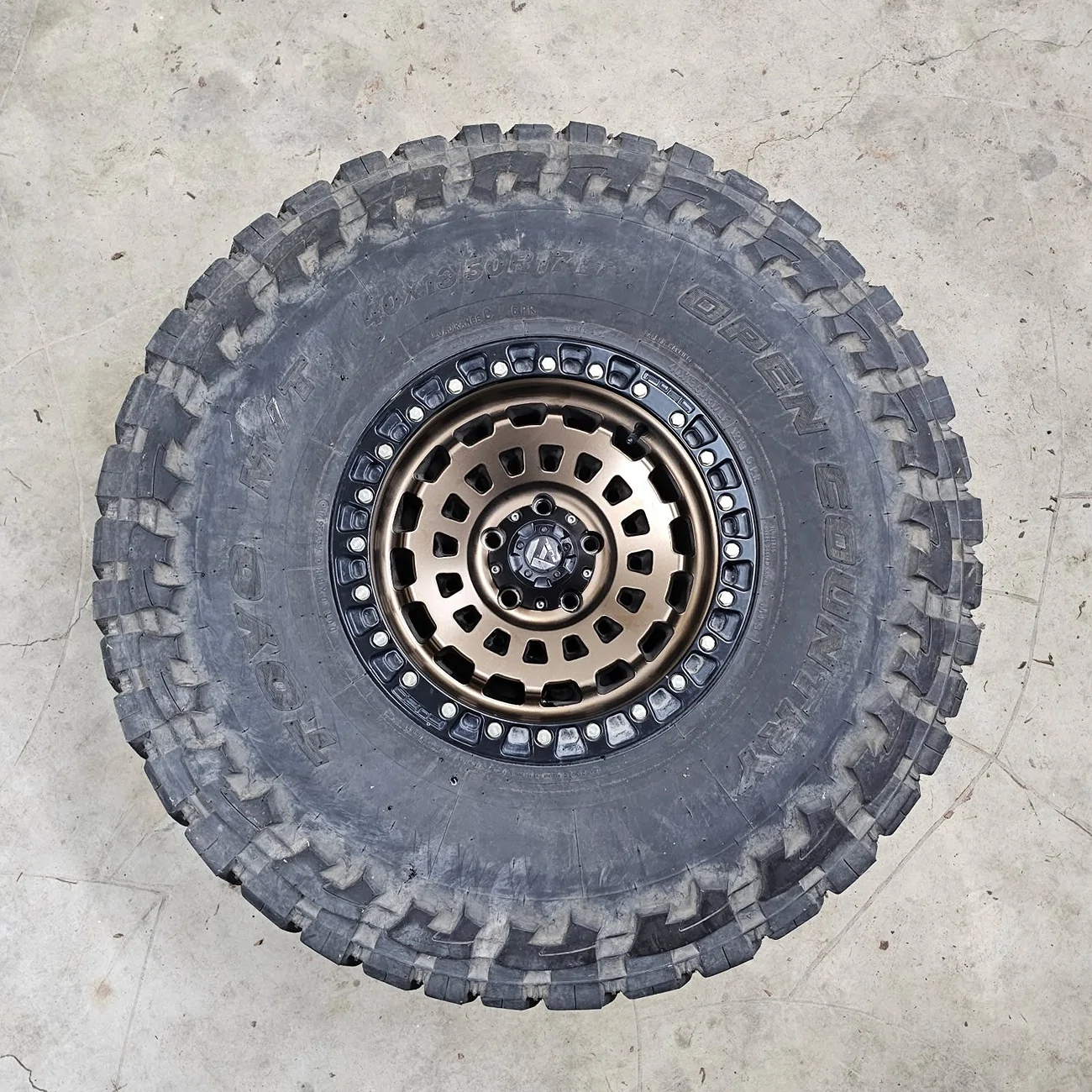 Jeep Gladiator $800 - 5 Wheels and Tires: 40" Toyo Open Country MT on 17" Fuel Zephyr 1000026611