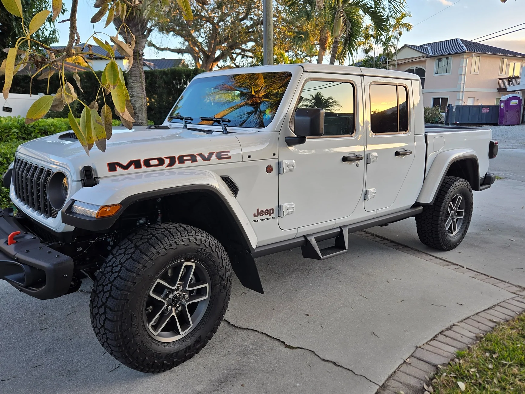 Jeep Gladiator NXTGEN Cross Terrain Steps (Rock Rail Steps) installed 20260208_174333