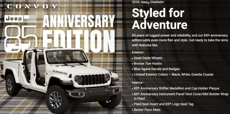 Jeep Gladiator So what’s dropping at Jeep tomorrow at noon? 85th