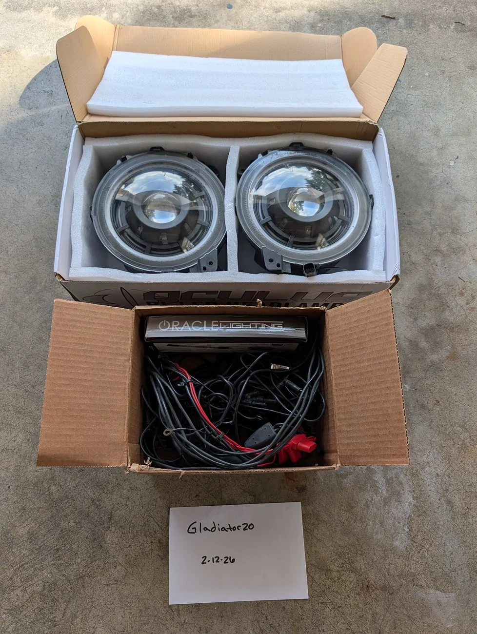 Jeep Gladiator Oculus ColorShift Bi-LED Projector Headlights for Jeep Wrangler JL/ Gladiator JT PXL_20260212_182137342