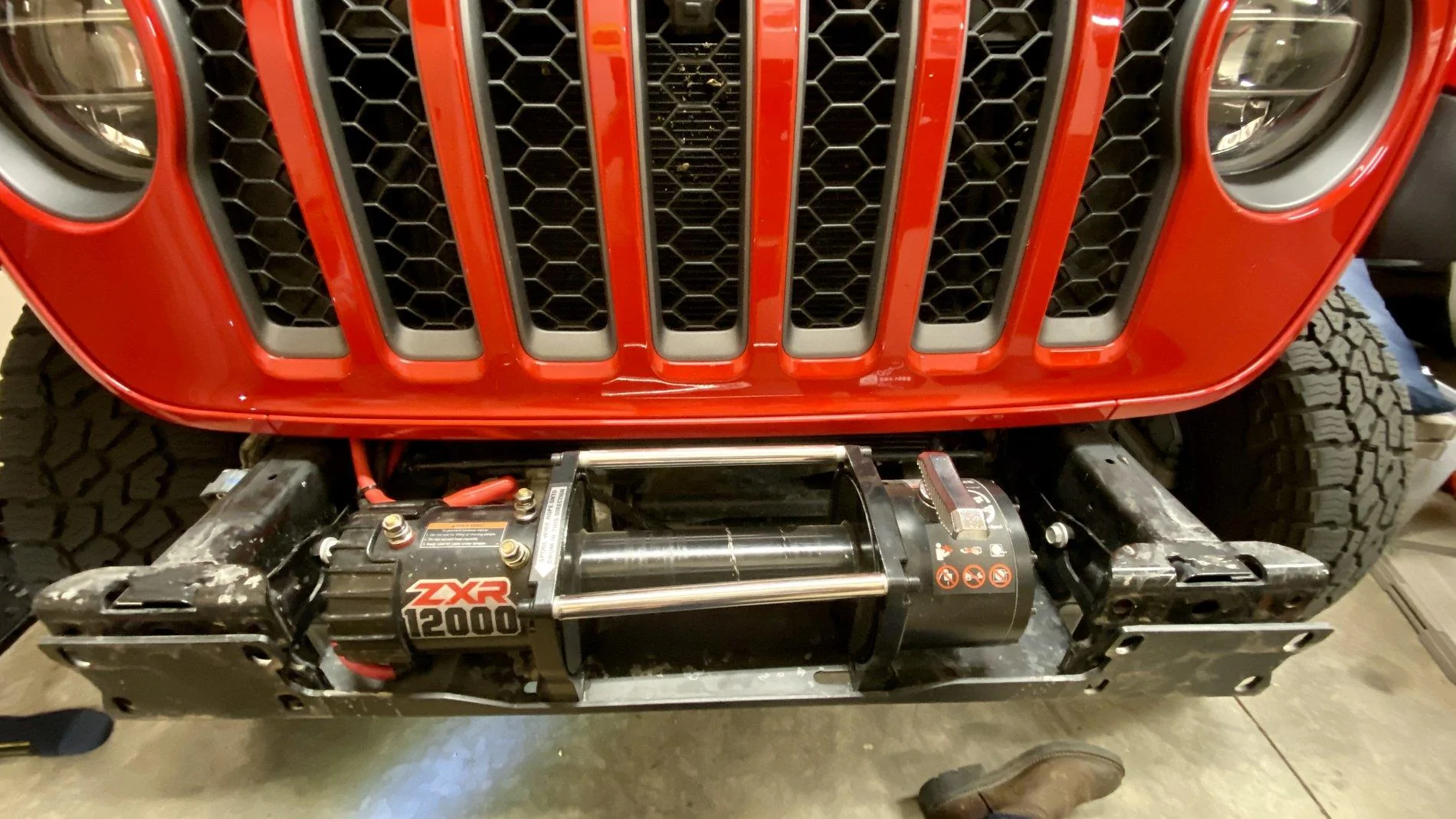 Jeep Gladiator New Apex 12K Harbor Freight winch Install 7A4C4FDE-6820-419C-A5E2-8314DA56D06F