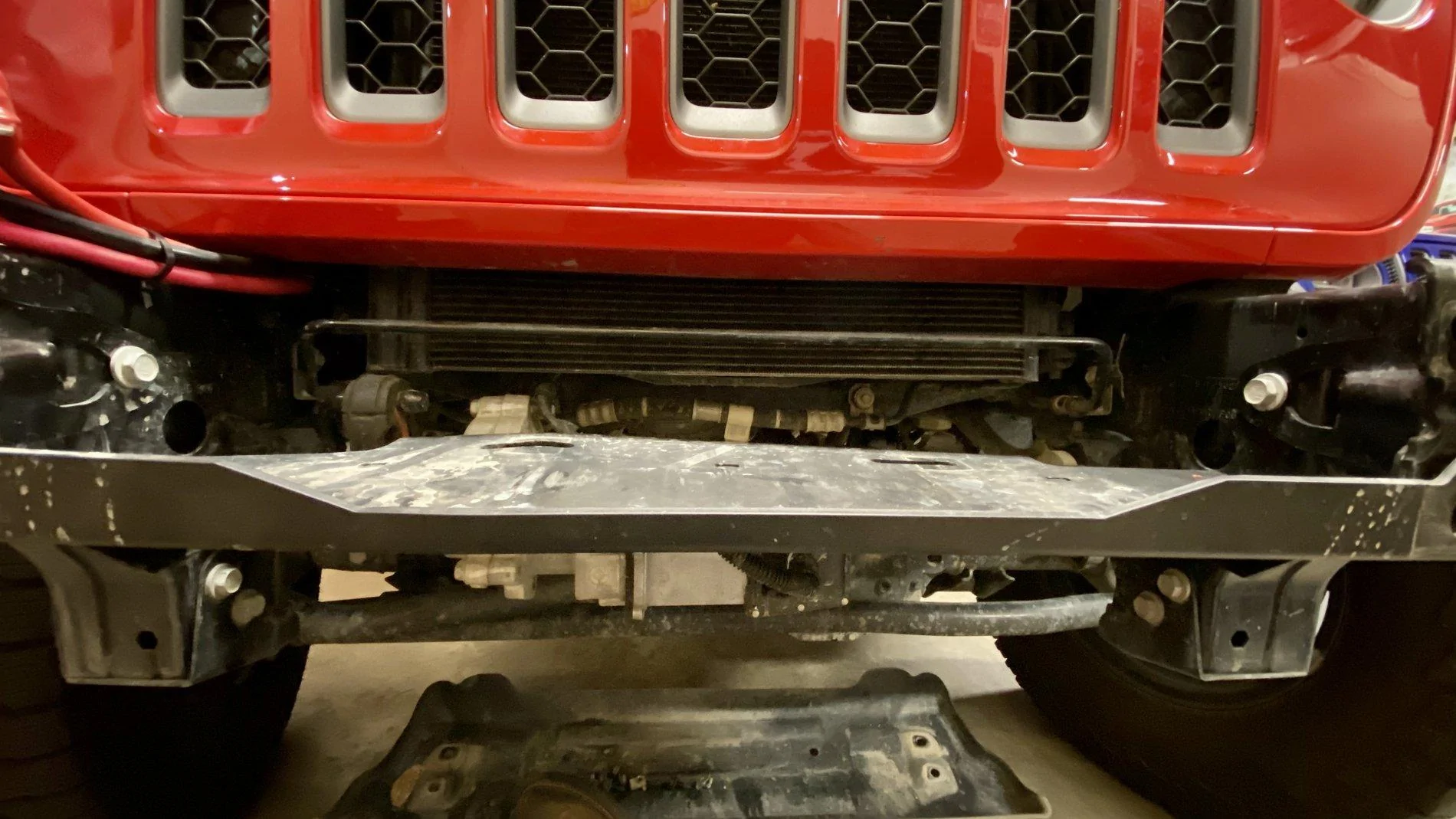 Jeep Gladiator New Apex 12K Harbor Freight winch Install DFA01863-B5C7-4F72-8DAD-2DCFA51CD09A