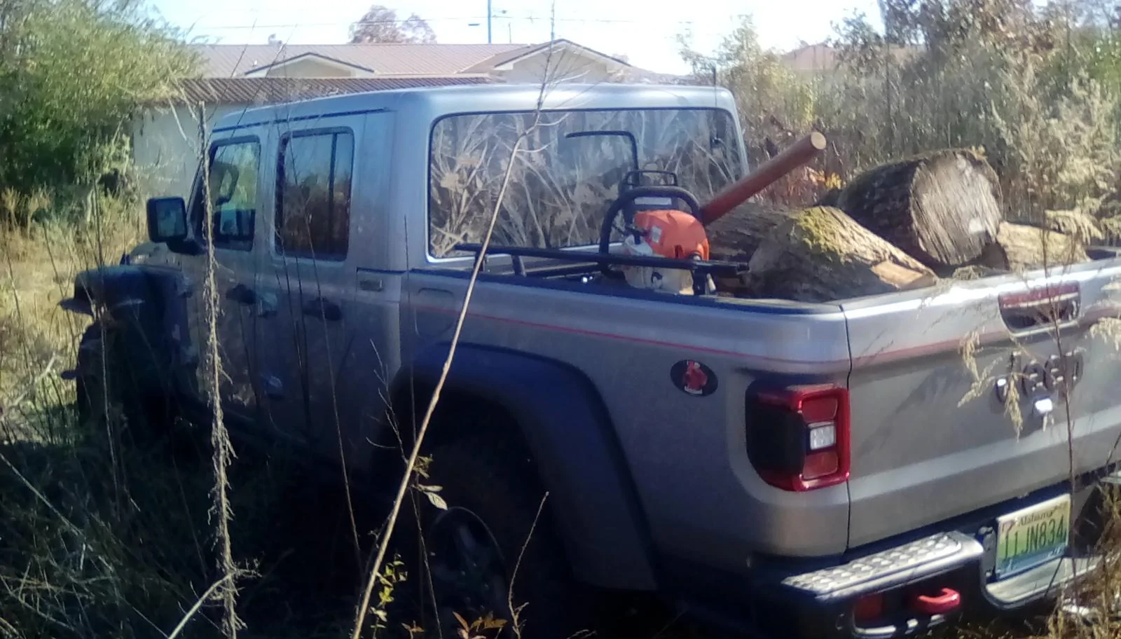 Jeep Gladiator Jeep and fire wood IMG_20191116_113622