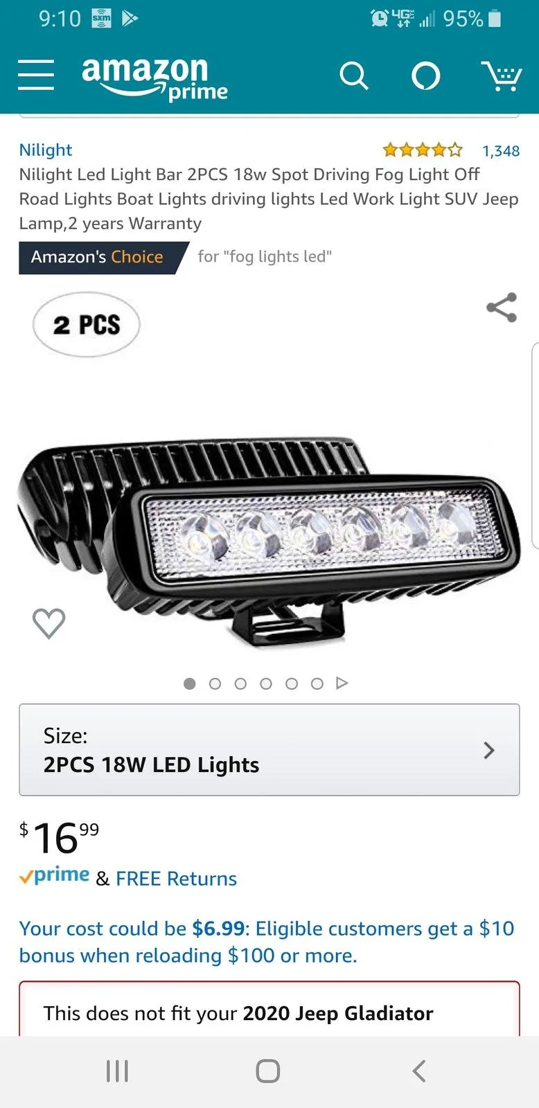 Jeep Gladiator What did you do TO your Gladiator today? [ADMIN WARNING: NO POLITICS, NO GUN TALK] Screenshot_20191118-091035_Amazon Shopping