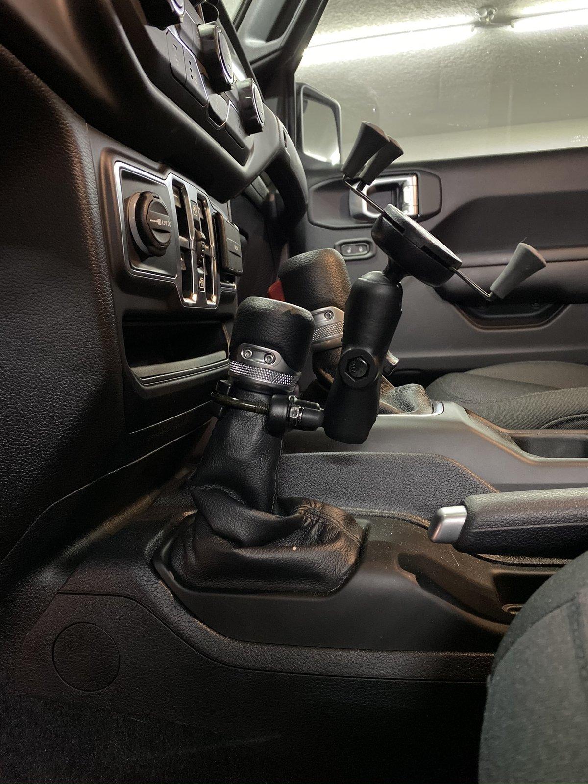 Jeep Gladiator My Attempt at a Phone/GPS Mount C87881A6-8B07-4AB4-BE43-651DA9DBDD69