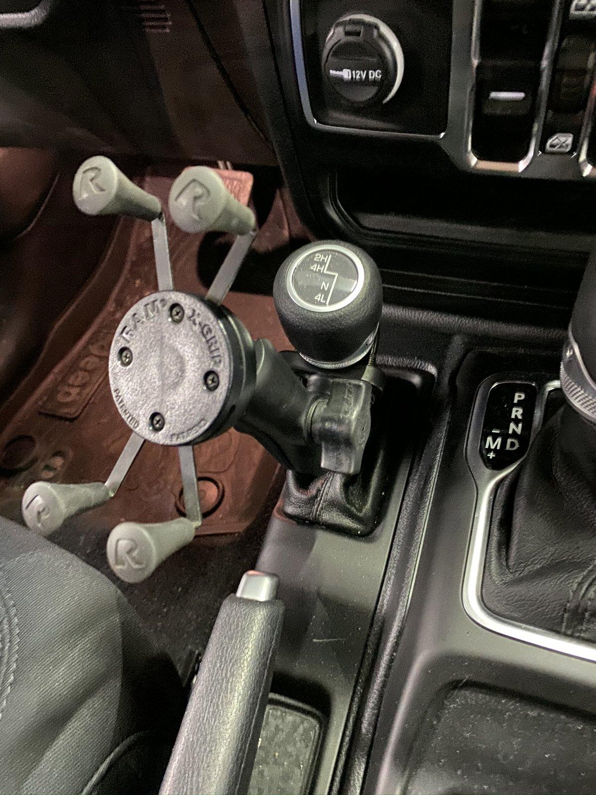 Jeep Gladiator My Attempt at a Phone/GPS Mount D520BF71-A6F8-4409-92F6-56F5A958450C