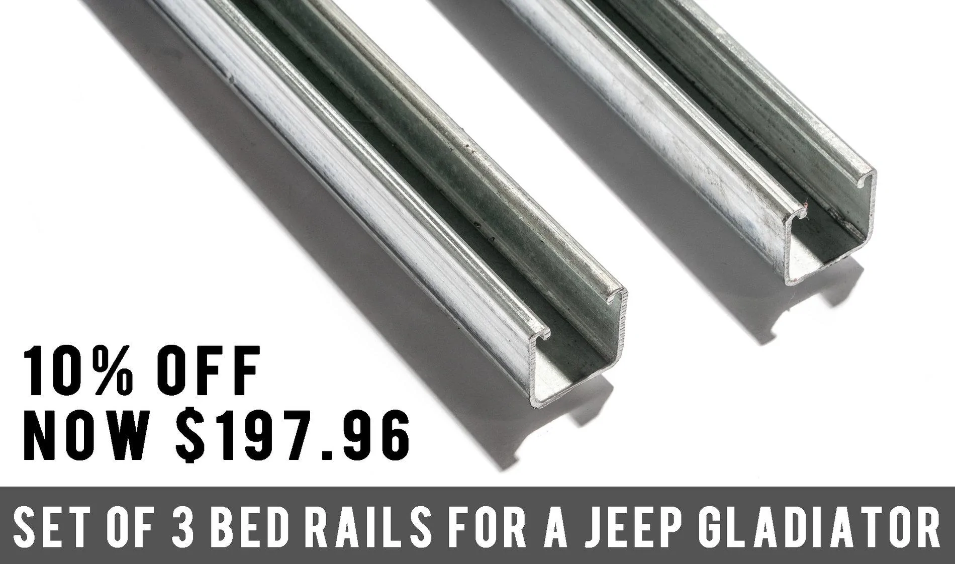 Jeep Gladiator Cyber Monday Sale! Last Chance rails