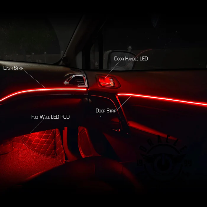Jeep Gladiator NEW: Dynamic ColorSHIFT™ 18-Piece Full Interior LED Kit (Pre-Order) 4240-332_Insallted_700x700