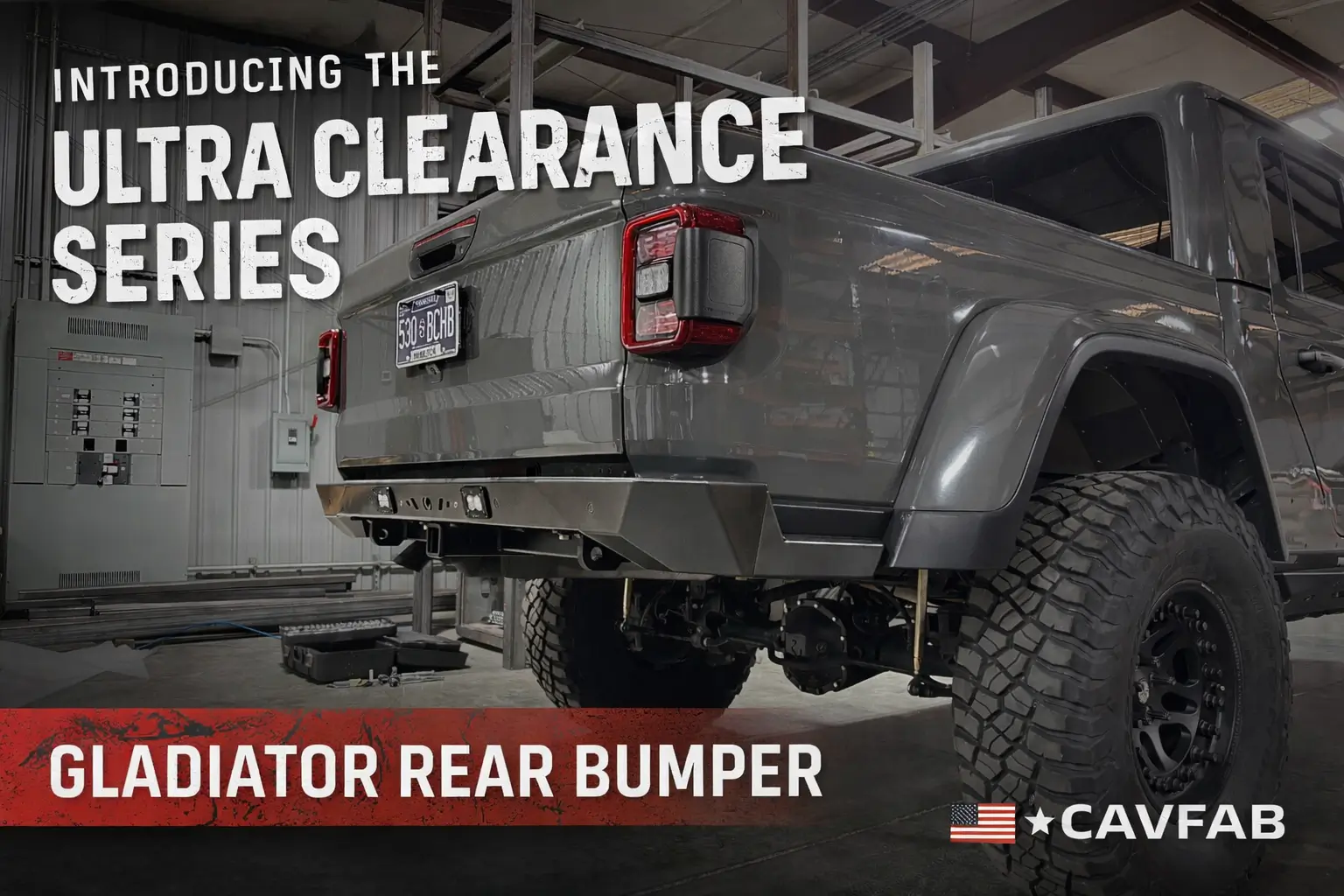 Jeep Gladiator CavFab - Gladiator Ultra Clearance Rear Bumper 718C779A-0EBF-4143-9A60-EEBB637808D2