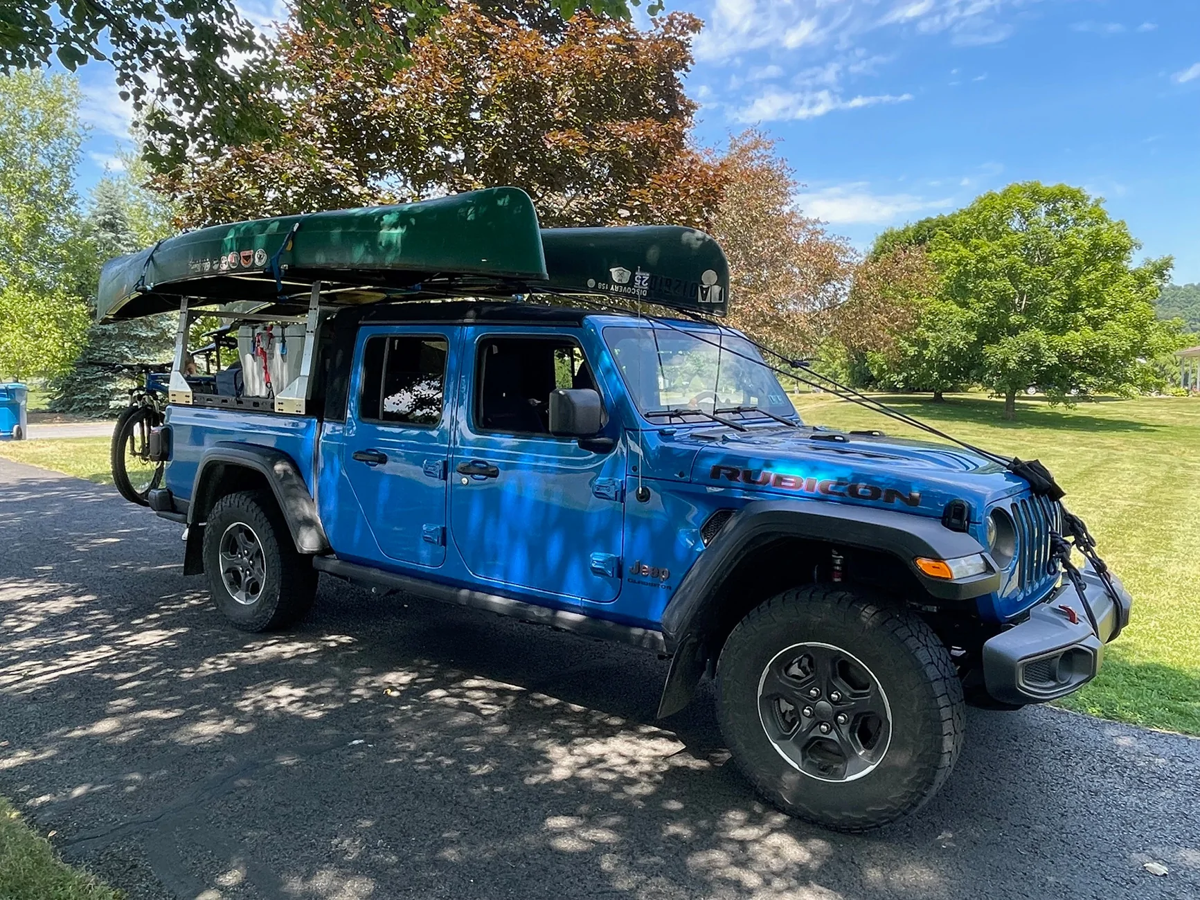 Jeep Gladiator DIY rooftop tent rack IMG_0362